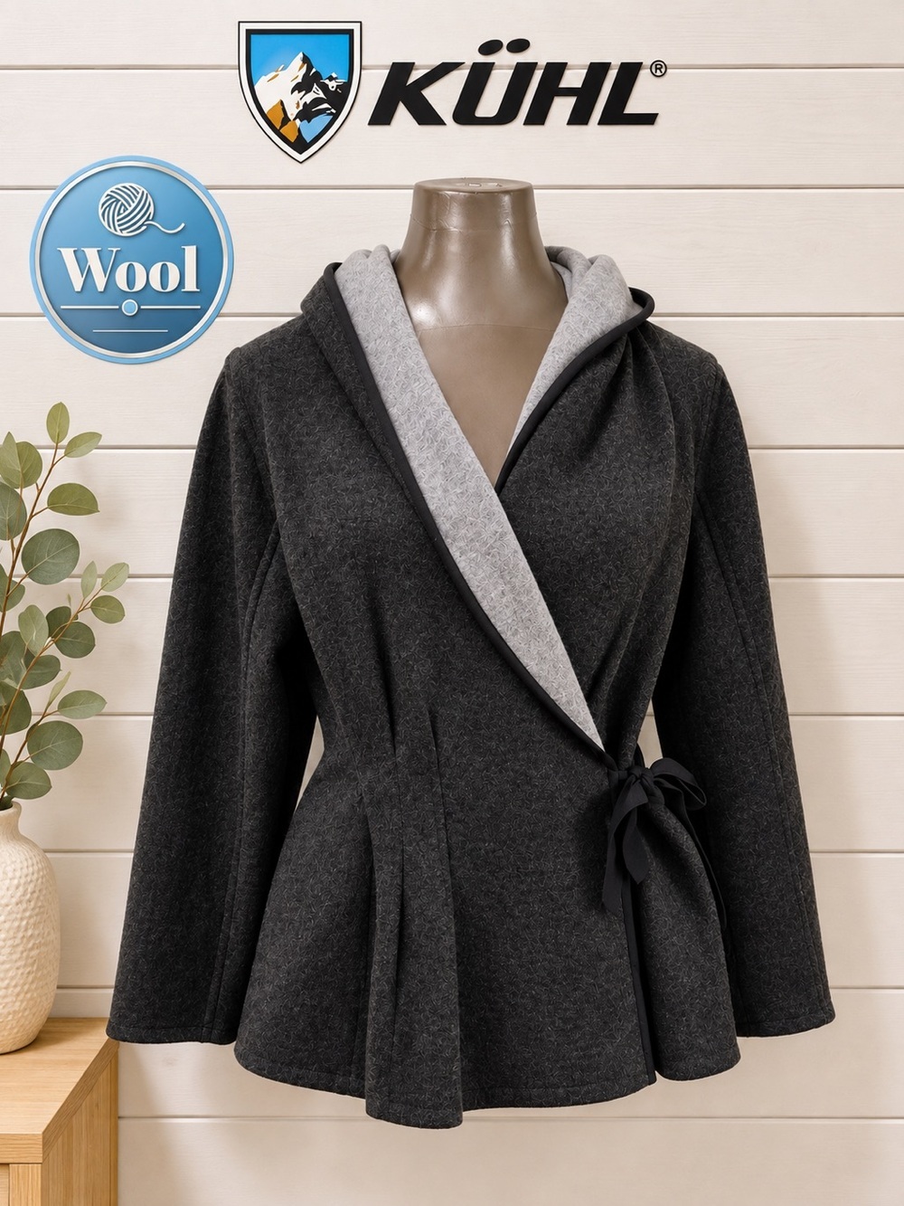 Wrap Wool Jacket – KÜHL (Size S)